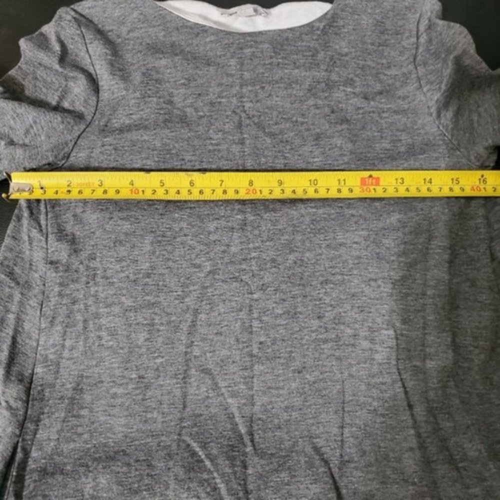 Cos Gray Shift Long Sleeve Soft Basic Minimalist … - image 8